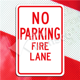 12inx18in NO PARKING FIRE LANE