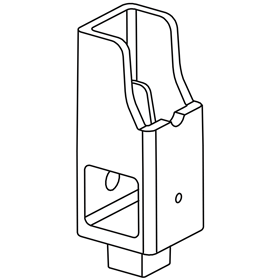 Tetra Snap SS Dual Rail socket endcap