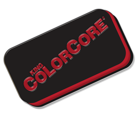 King ColorCore Black/Red/Black 4x8x1/2