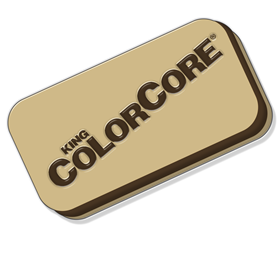 King ColorCore Tan/Brown/Tan 4x8x1/4