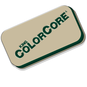 King ColorCore Tan/Green/Tan 4x8x1/4