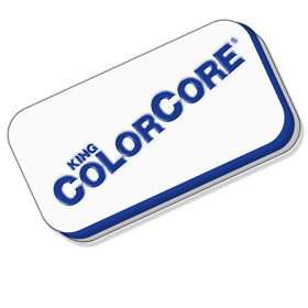 King ColorCore Wh/Blue/Wh 4x8x3/4