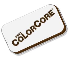 King ColorCore Wh/Brown/Wh 4x8x1/4