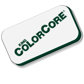 King ColorCore Wh/Green/Wh 4x8x1/4