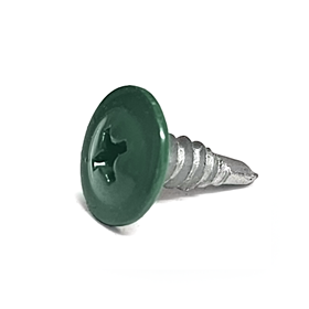 Green Phillips Trim Cap Fasteners