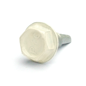 White Hex  Jewelite Fasteners