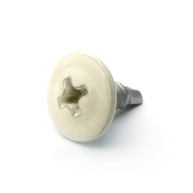 White Phillips  Jewelite Fasteners