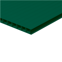 Corrugated Plastic 4ftx8ftx4mm Green