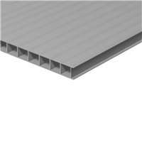 Corrugated Plastic 4ftx8ftx4mm Grey