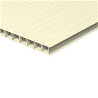 Corrugated Plastic 4ftx8ftx4mm Ivory