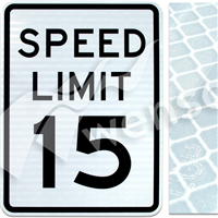 24inx30in SPEED LIMIT 15