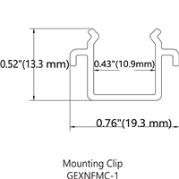 Tetra Contour Flex Mounting Clip