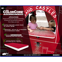 King ColorCore Red/White/Red 4x8x1/2