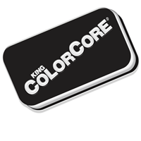 King ColorCore Blk/Wh/Blk 4x8x1/2