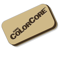 King ColorCore Tan/Brown/Tan 4x8x1/4