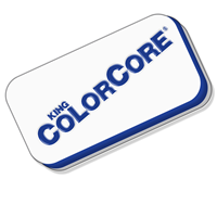 King ColorCore Wh/Blue/Wh 4x8x3/4