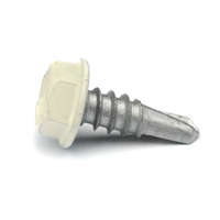 White Hex  Jewelite Fasteners